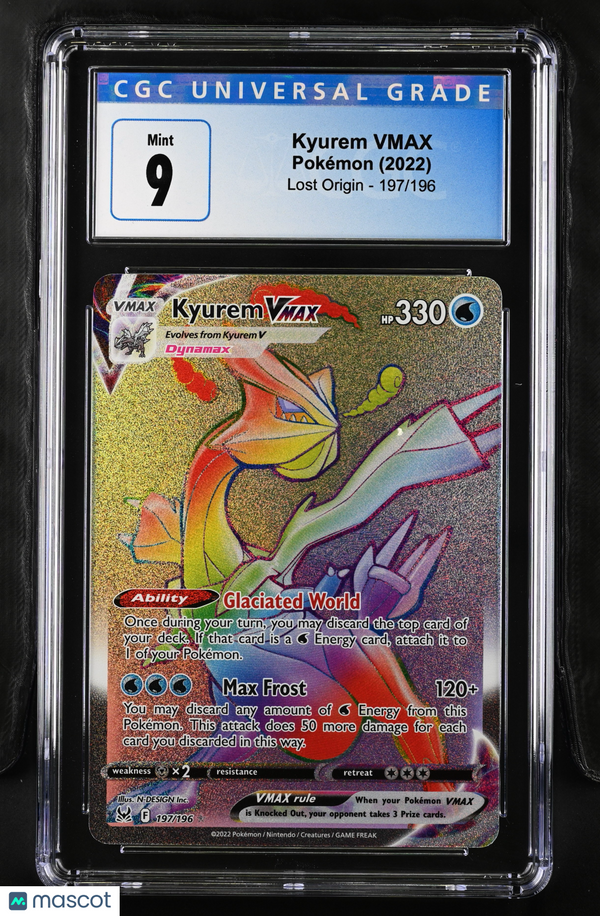 2022 Pokémon Kyurem VMAX #197/196 English CGC 9