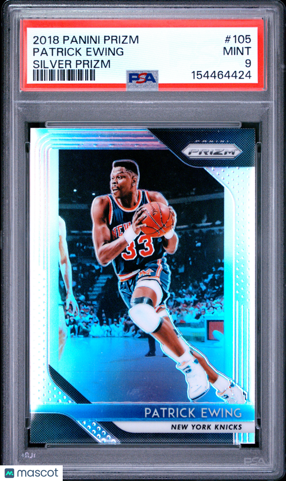 2018 Panini Prizm Patrick Ewing Silver #105 PSA 9