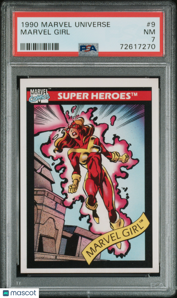 1990 Marvel Marvel Girl #9 PSA 7