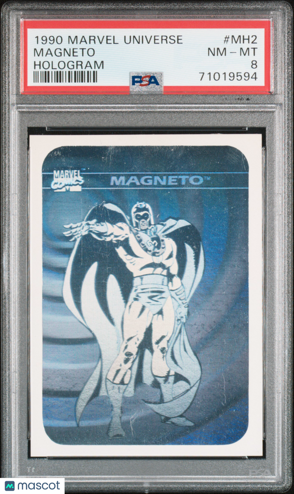 1990 Marvel Magneto #MH2 PSA 8
