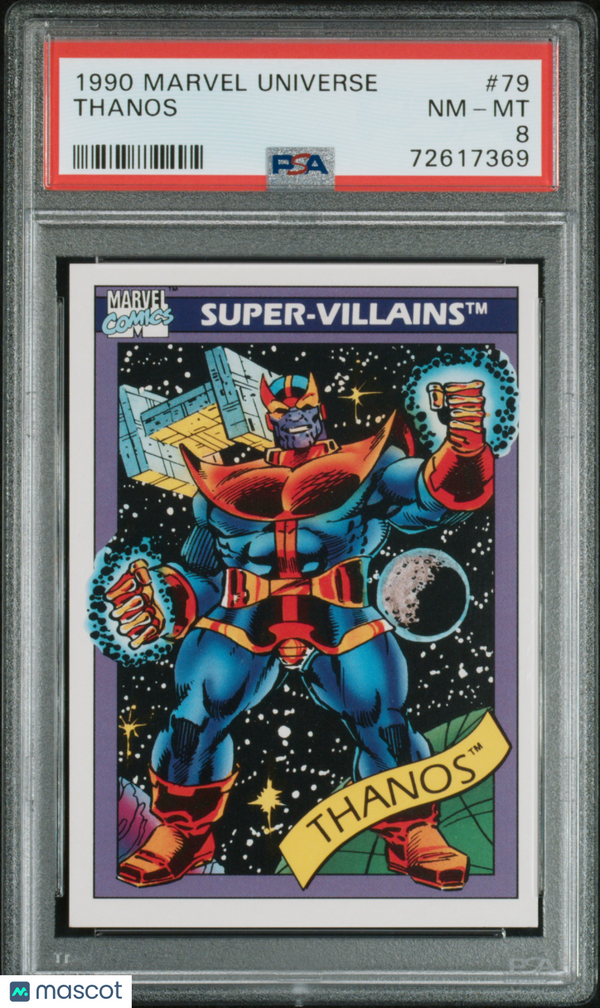 1990 Marvel Thanos #79 PSA 8