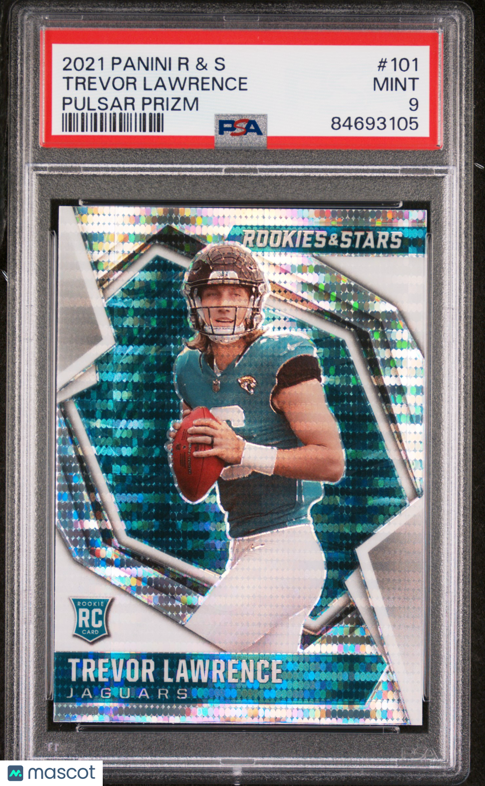 2021 Panini Rookies & Stars Trevor Lawrence Pulsar Prizm #101 PSA 9 MINT