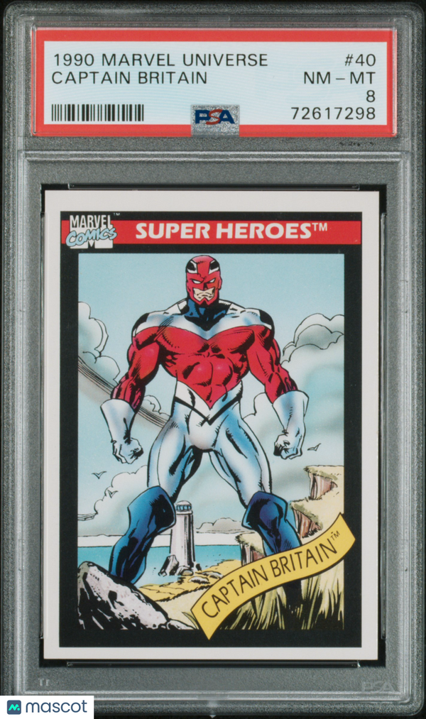 1990 Marvel Captain Britain #40 PSA 8