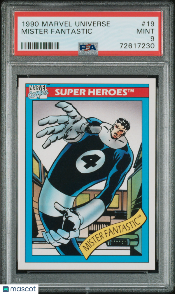 1990 Marvel Mister Fantastic #19 PSA 9