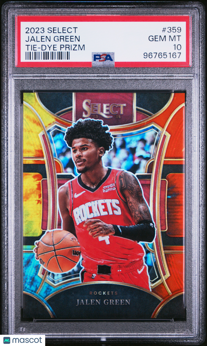 2023 Panini Select Jalen Green Tie Dye Prizm