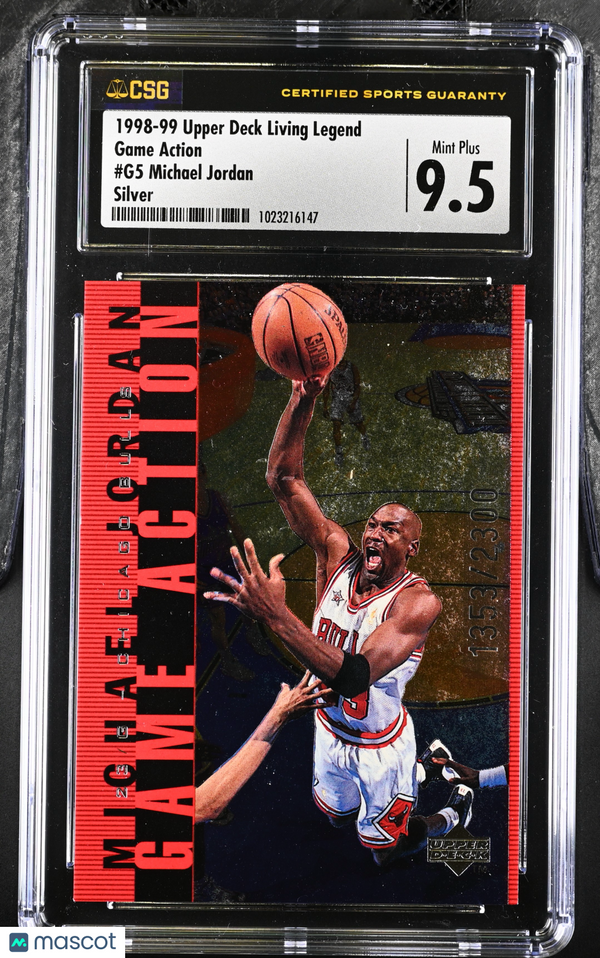 1998 MJ Living Legend Michael Jordan #G5 CGC 9.5 Basketball