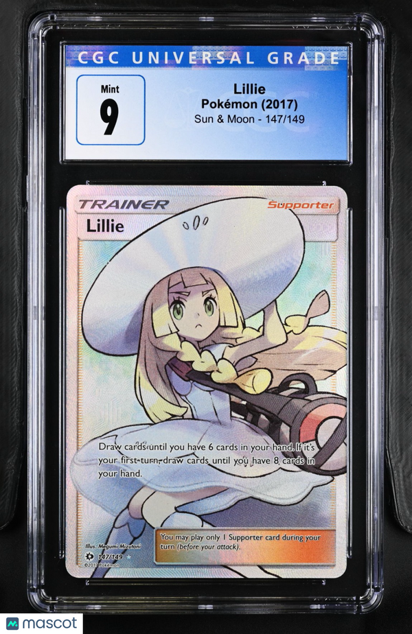 2017 Pokémon Lillie #147/149 English CGC 9