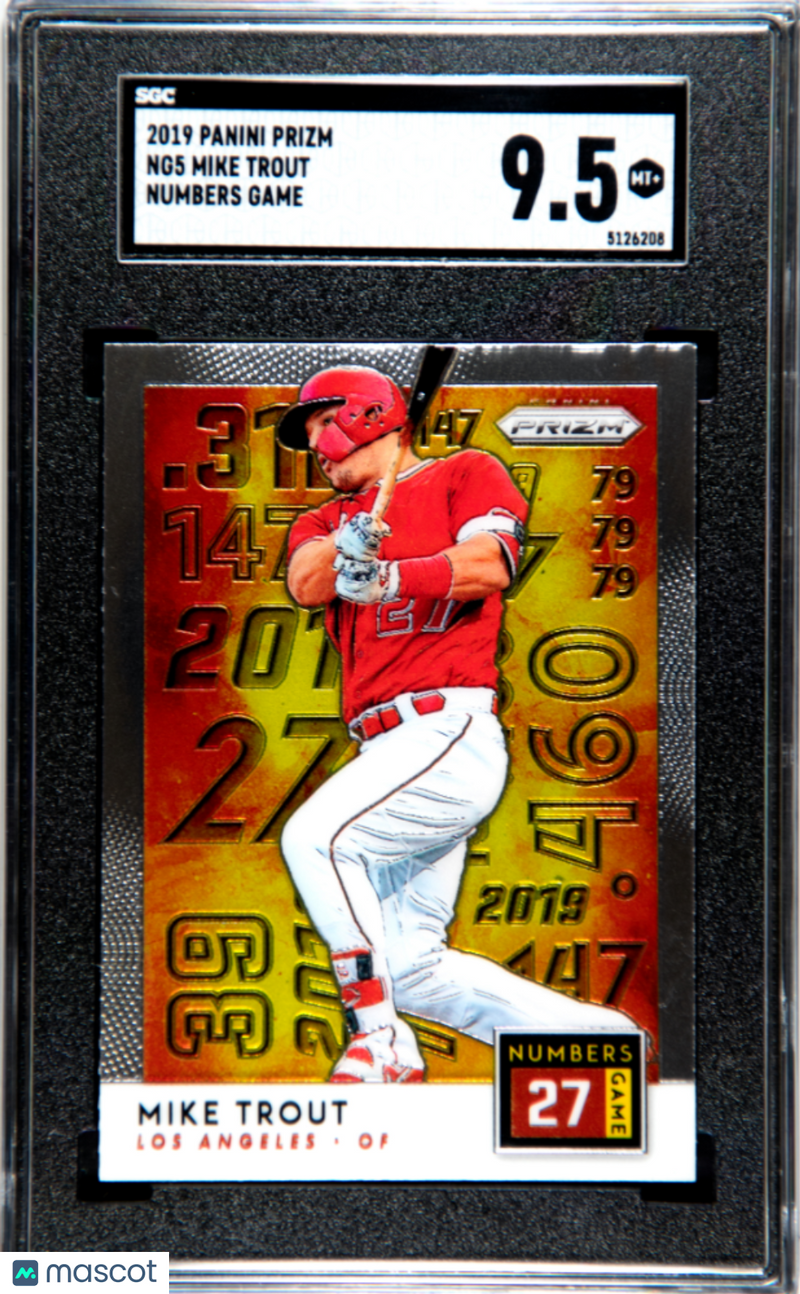 2019 Panini Prizm Mike Trout Numbers Game