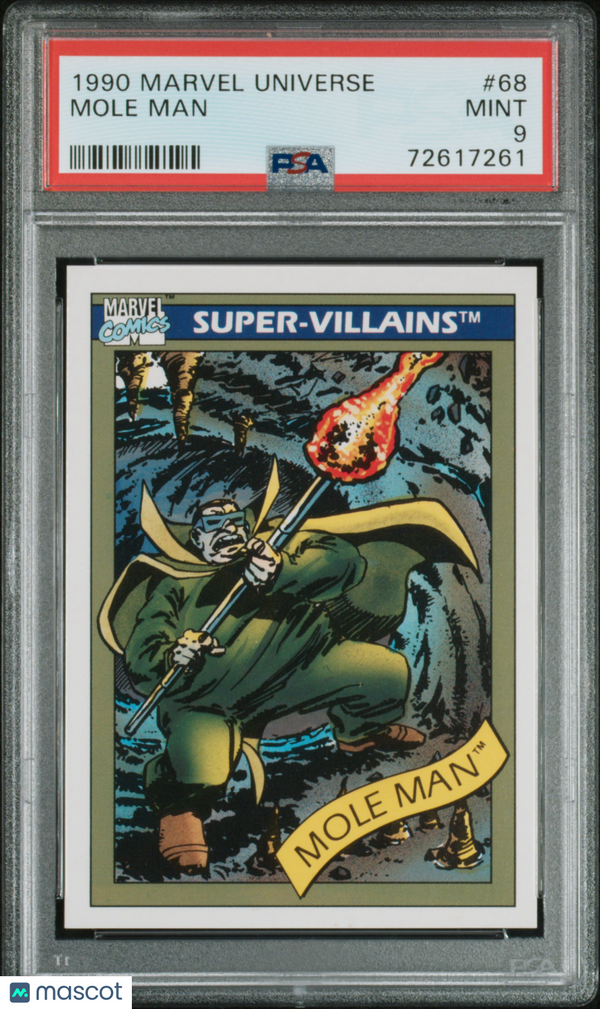 1990 Marvel Mole Man #68 PSA 9