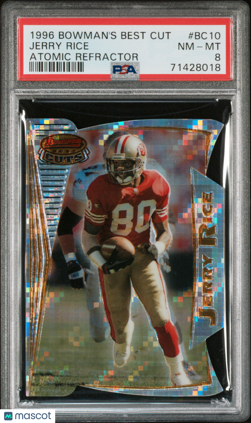 1996 Bowman's Best Best Cut Jerry Rice Atomic Refractor