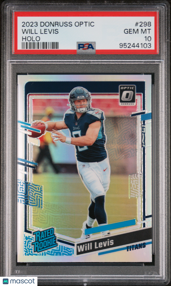 2023 Panini Donruss Optic Will Levis #298 PSA 10 Football