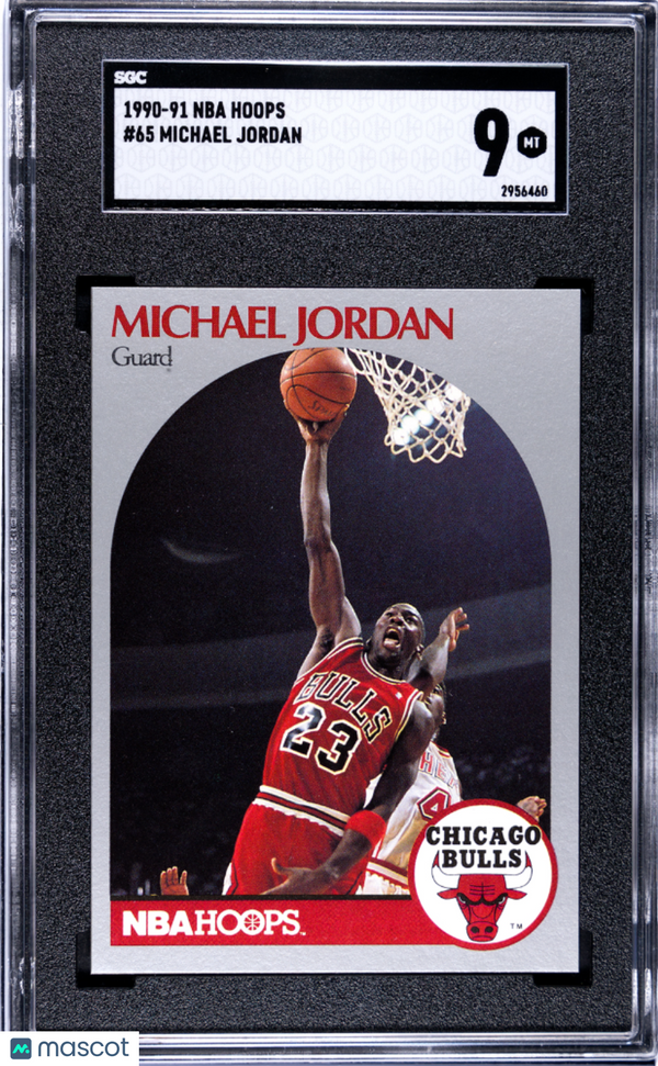 1990-91 Nba Hoops Michael Jordan #65 SGC 9 Basketball