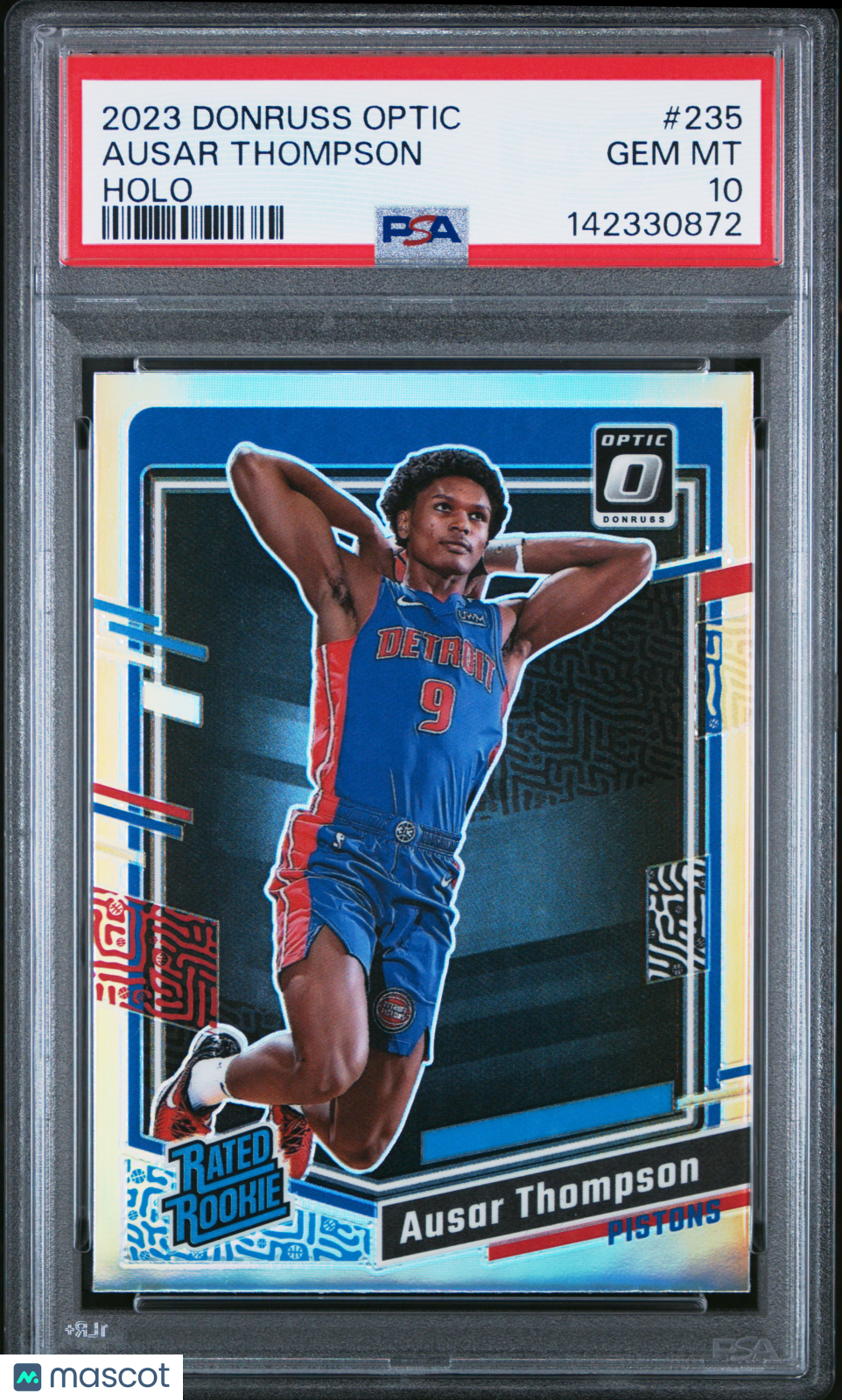 2023 Panini Donruss Optic Ausar Thompson Holo #235 PSA 10