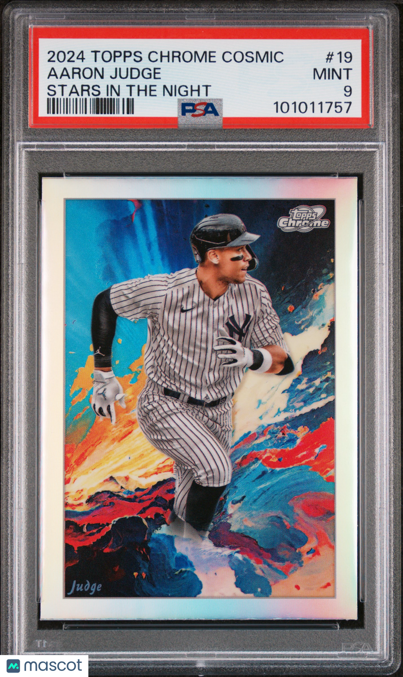 2024 Topps Chrome Cosmic Stars In The Night Aaron Judge