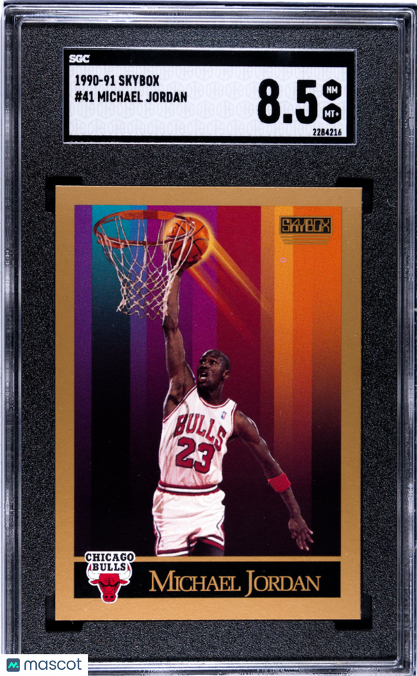 1990-91 Skybox Michael Jordan #41 SGC 8.5 Basketball