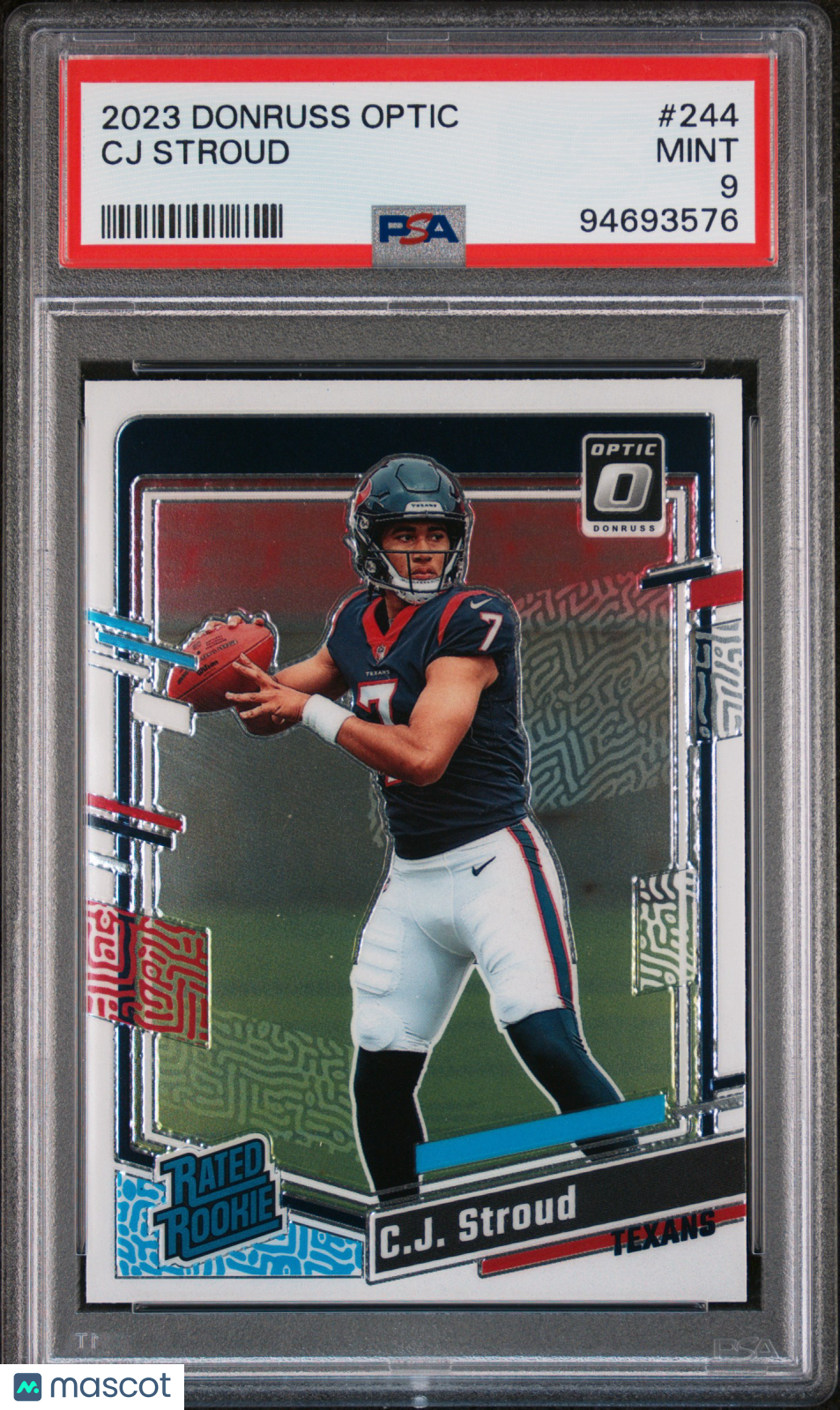 2023 Panini Donruss Optic CJ Stroud #244 PSA 9