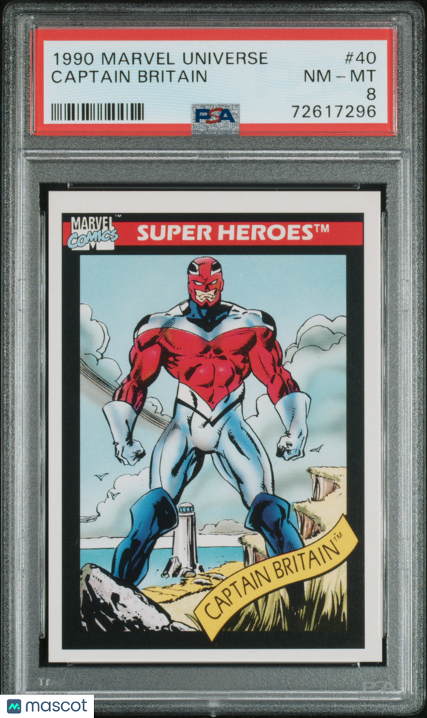 1990 Marvel Captain Britain #40 PSA 8