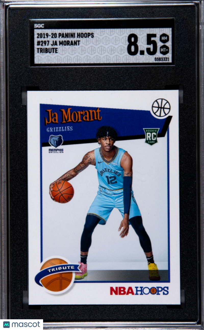 2019-20 Panini Hoops Ja Morant Tribute