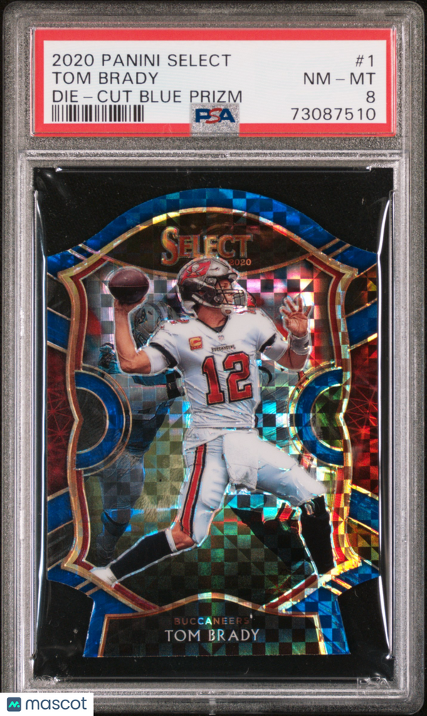 2020 Panini Select Tom Brady #1 PSA 8 Football