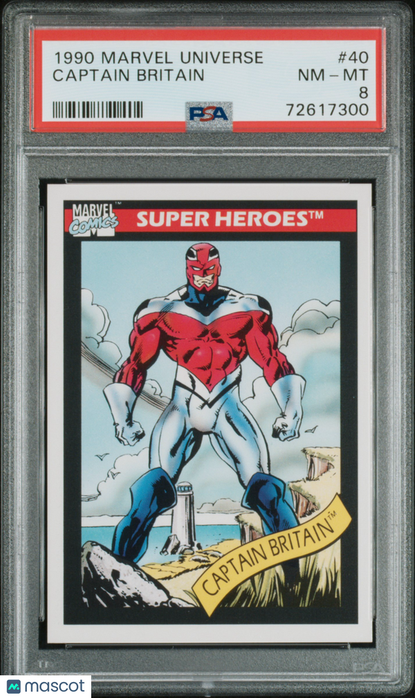 1990 Marvel Captain Britain #40 PSA 8