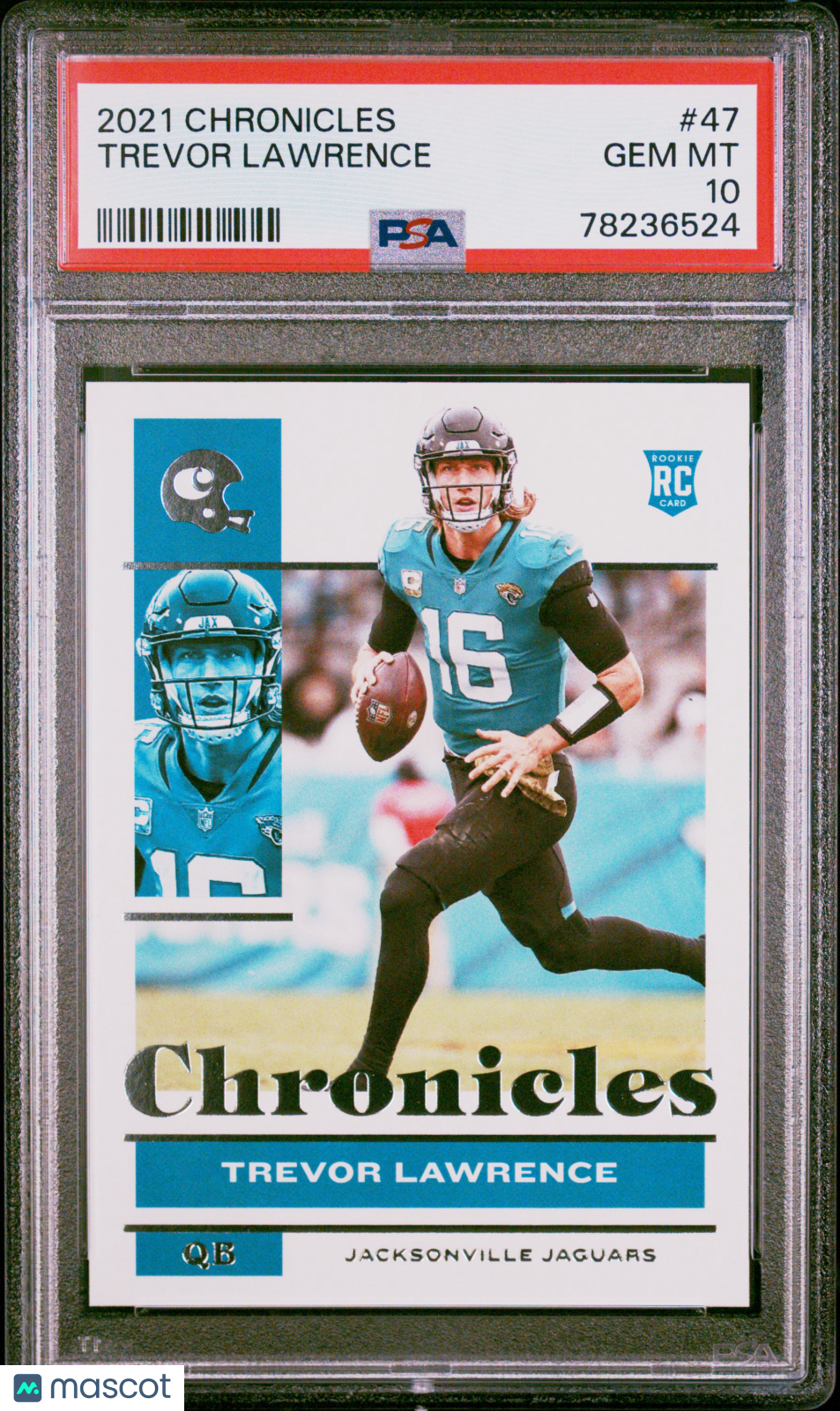 2021 Panini Chronicles Trevor Lawrence #47 PSA 10 Jacksonville Jaguars