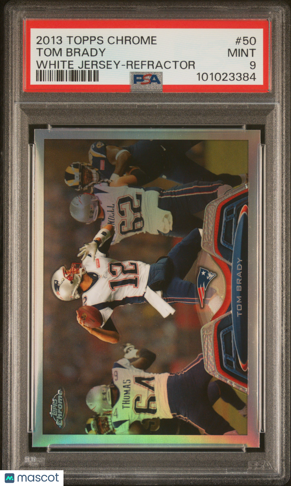 2013 Topps Chrome Tom Brady Refractor #50 PSA 9 New England Patriots