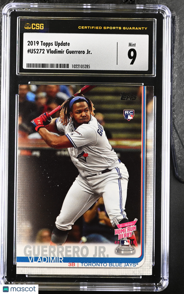 2019 Update Vladimir Guerrero Jr. #US272 CGC 9 Baseball