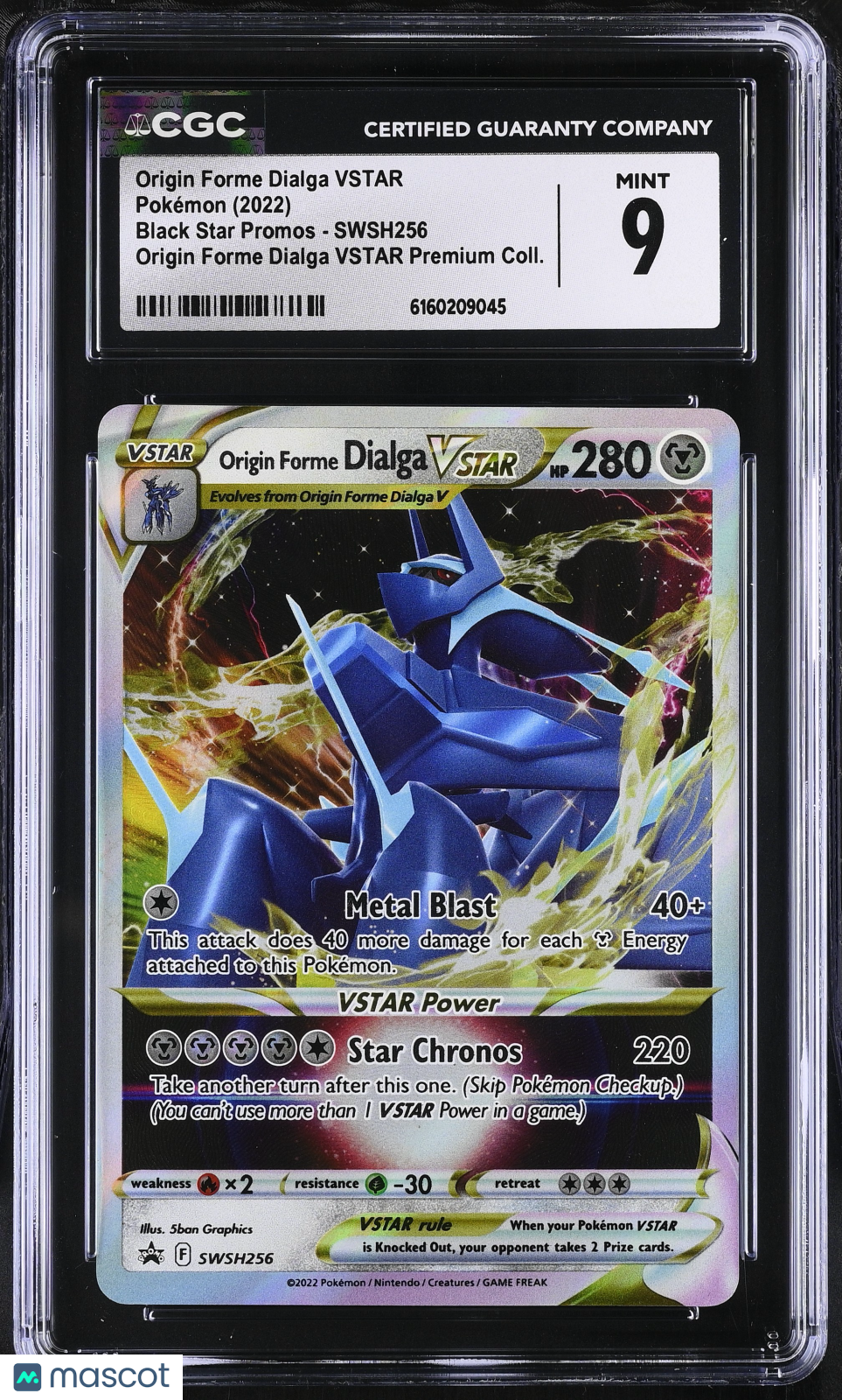 2022 Pokemon Black Star Promos Origin Forme Dialga VSTAR #SWSH256 CGC 9