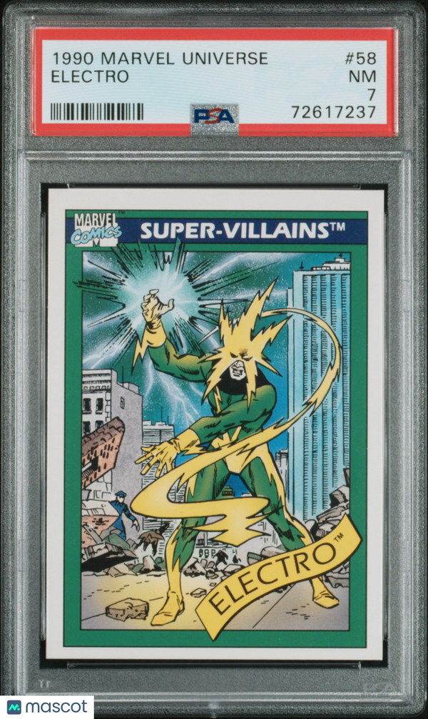 1990 Marvel Electro #58 PSA 7