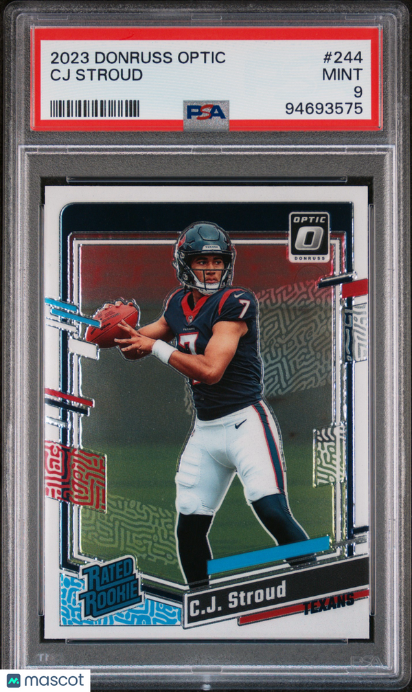 2023 Panini Donruss Optic CJ Stroud #244 PSA 9 Football