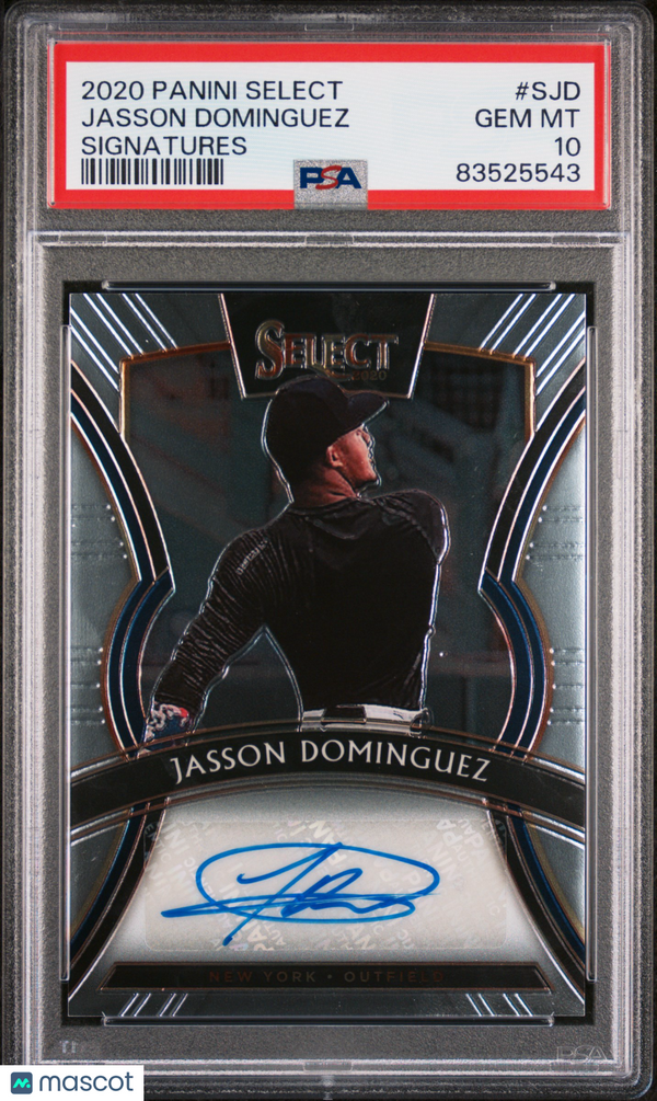 2020 Panini Select Signatures Jasson Dominguez #SJD PSA 10 Baseball