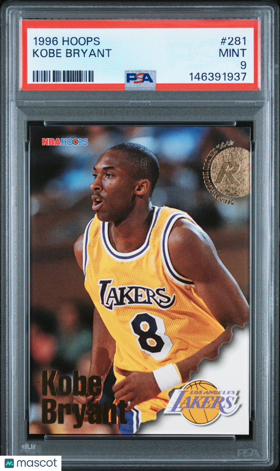 1996 Hoops Kobe Bryant #281 PSA 9