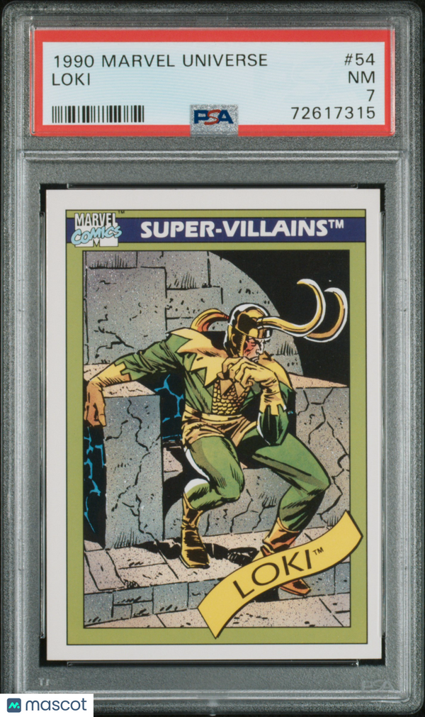 1990 Marvel Loki #54 PSA 7