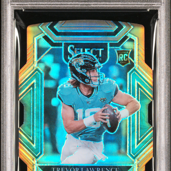 2021 Panini Select Trevor Lawrence Die Cut Copper Prizm #243 PSA 10