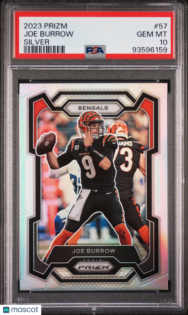 2023 Panini Prizm Joe Burrow #57 PSA 10 Football