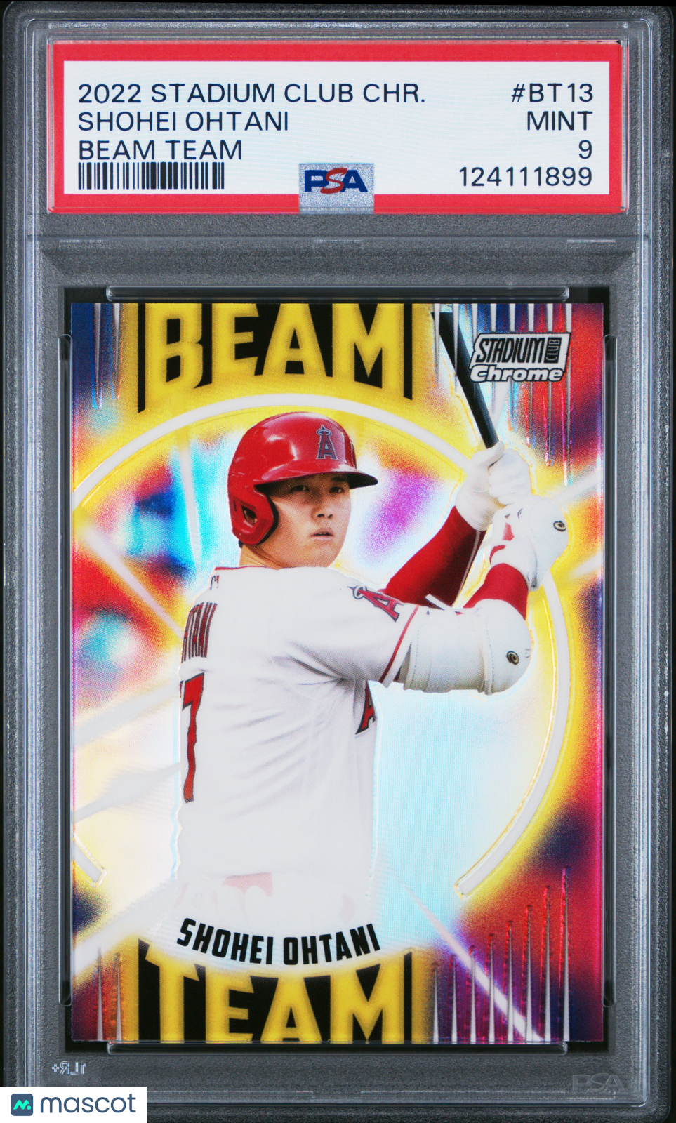 2022 Topps Stadium Club Chrome Beam Team Shohei Ohtani #BT13 PSA 9