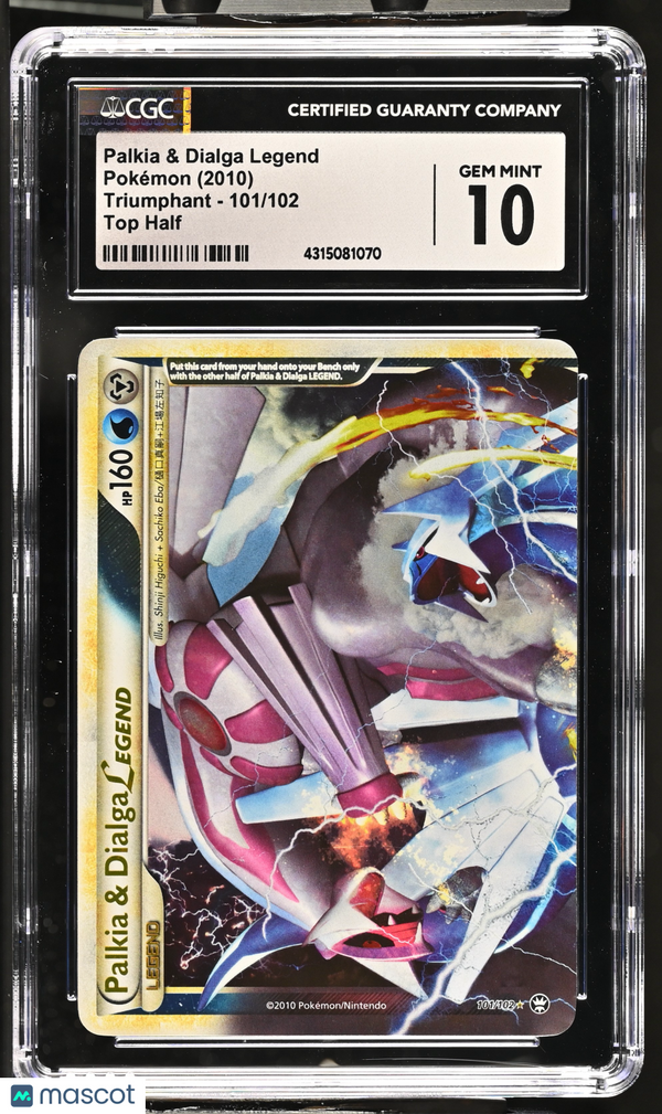 2010 Pokémon Palkia & Dialga Legend #101/102 English CGC 10