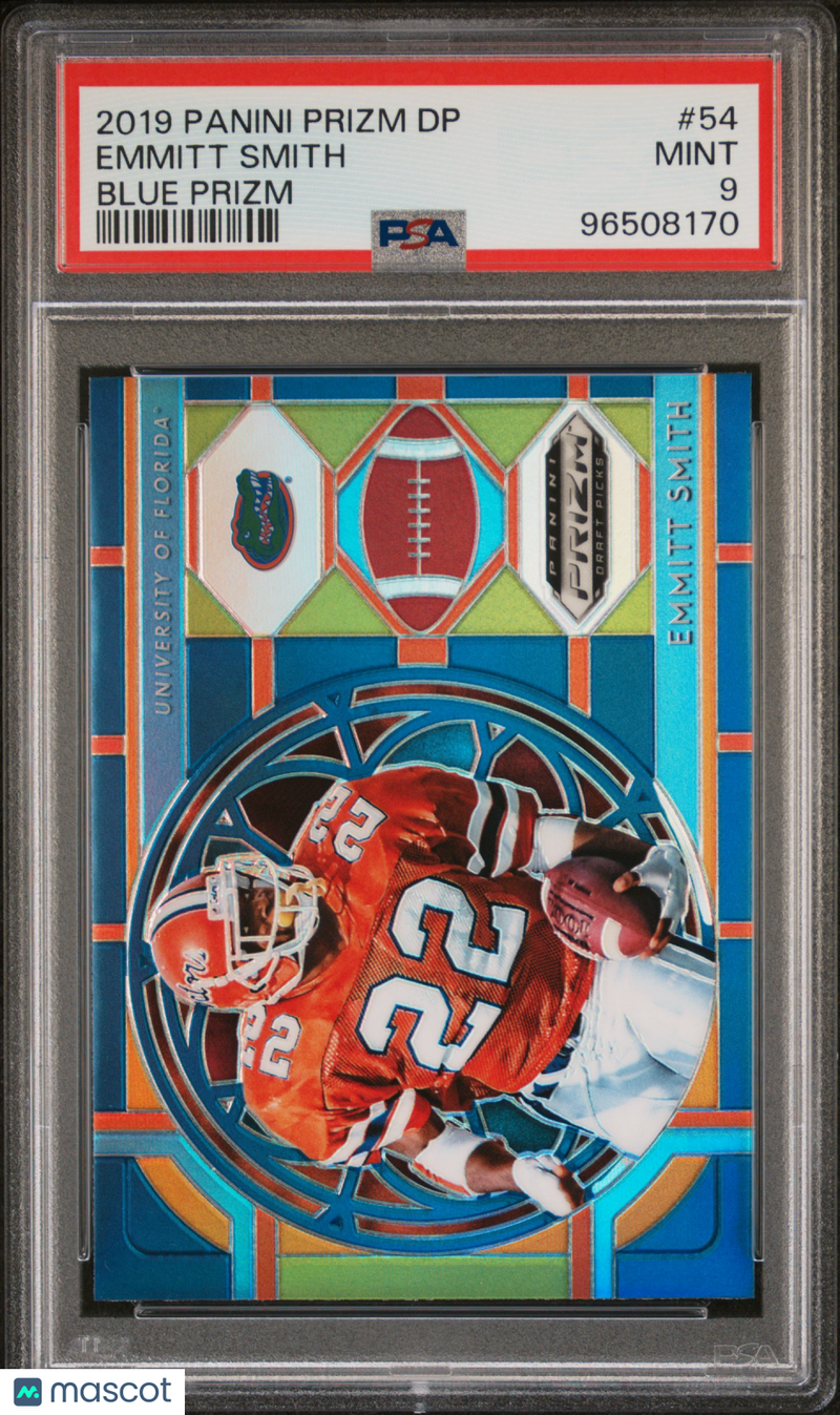 2019 Panini Prizm Draft Picks Emmitt Smith Blue