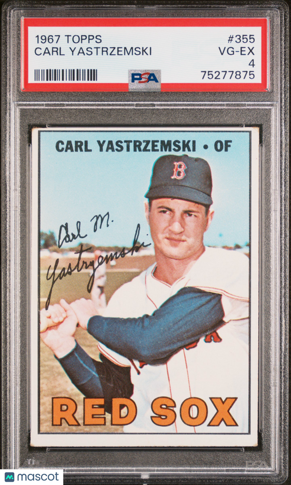 1967 Topps Carl Yastrzemski #355 PSA 4 Baseball