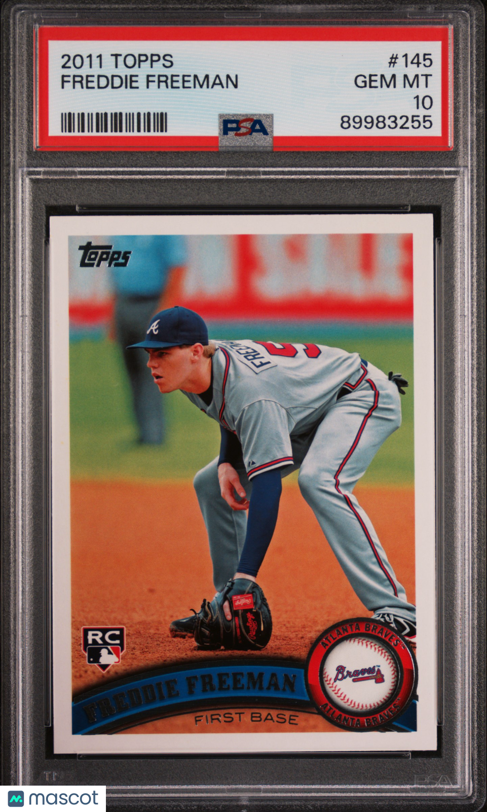 2011 Topps Freddie Freeman #145 PSA 10