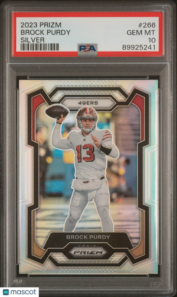 2023 Panini Prizm Brock Purdy #266 PSA 10 Football