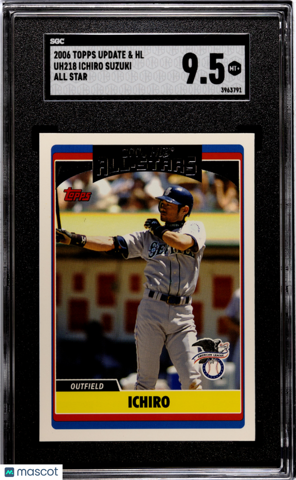 2006 Topps Update & Highlights Ichiro Suzuki All Star #UH218 SGC 9.5 Seattle Mariners
