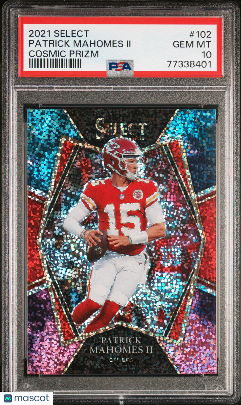 2021 Panini Select Patrick Mahomes II Cosmic Prizm
