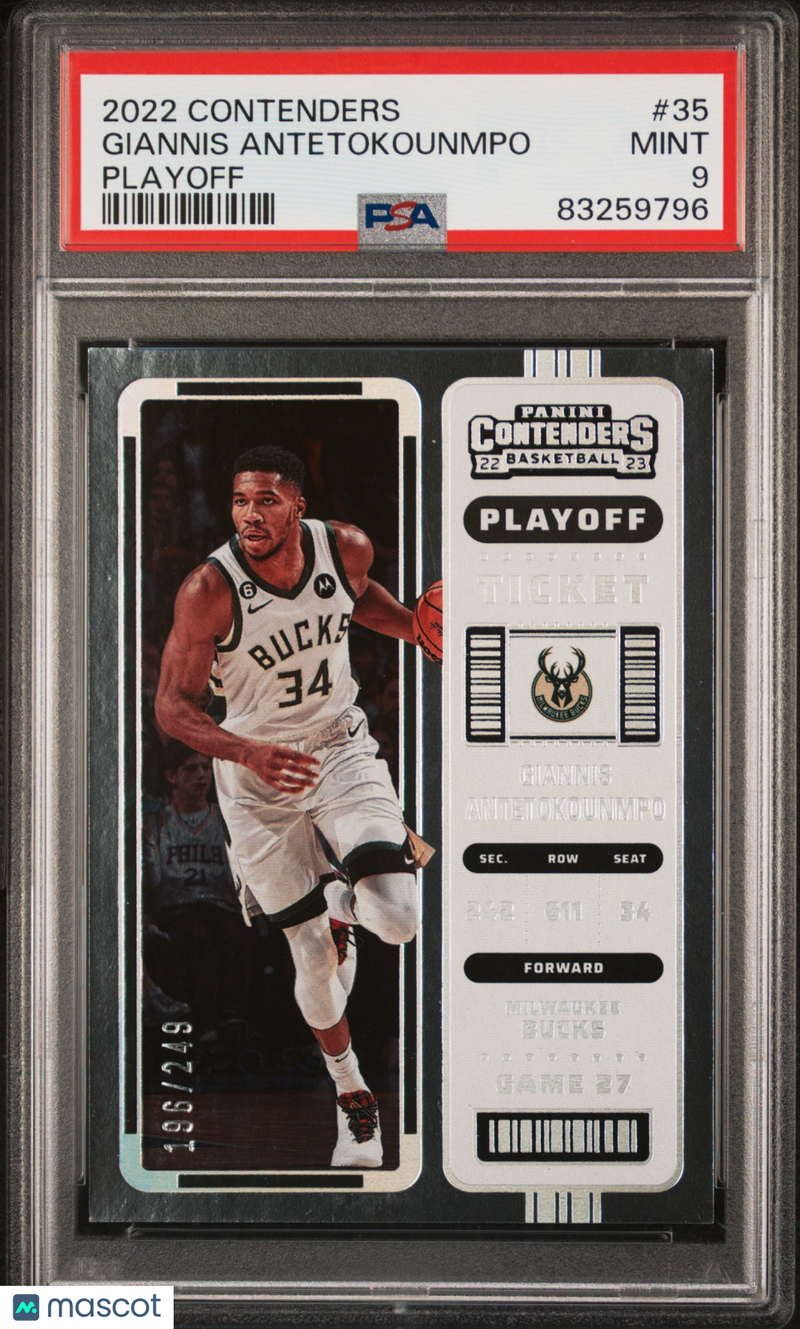 2022 Panini Contenders Giannis Antetokounmpo