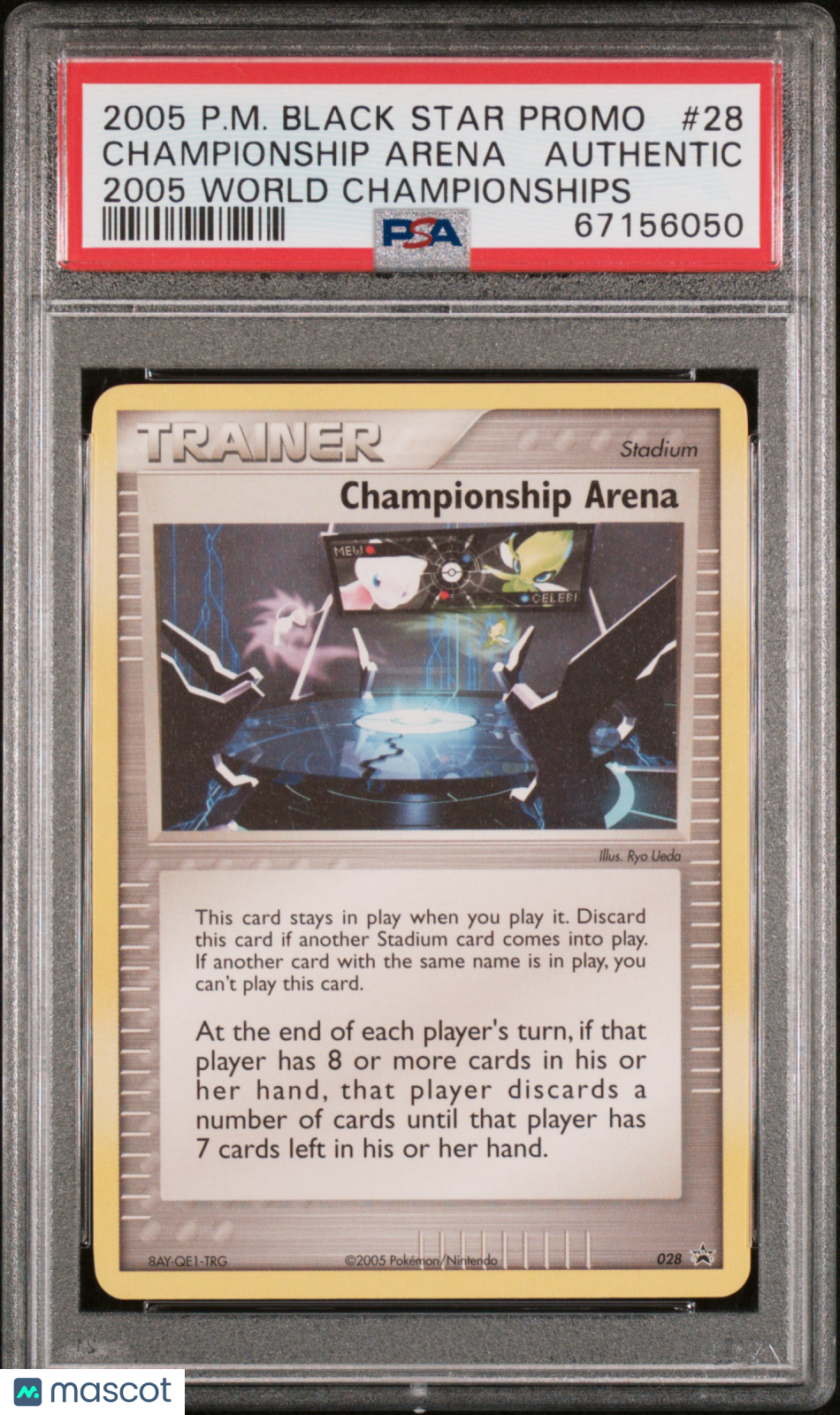 * RARE*  Pokemon  2005 Championship Arena English Black Star Promo PSA AUTHENTIC