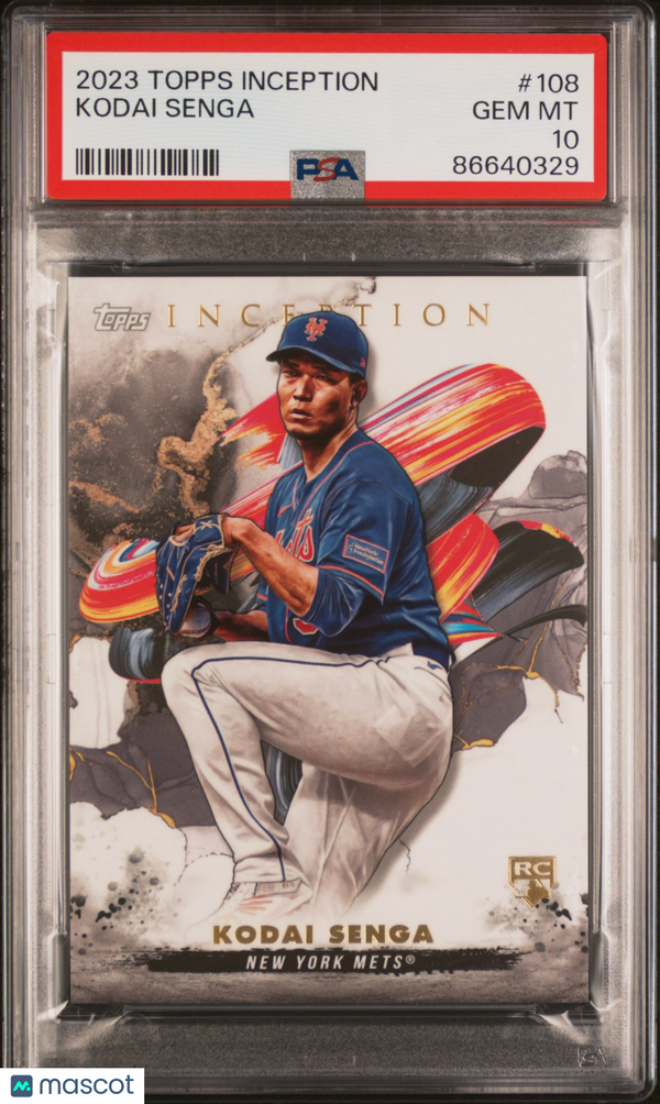 2023 Topps Inception Kodai Senga #108 PSA 10 Baseball