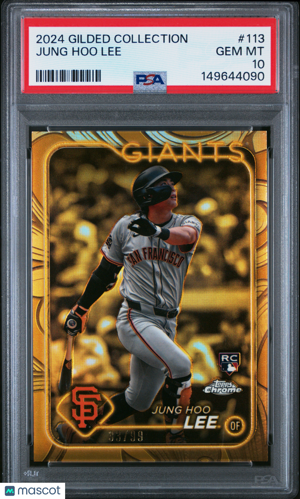 2024 Topps Gilded Collection Jung Hoo Lee #113 PSA 10