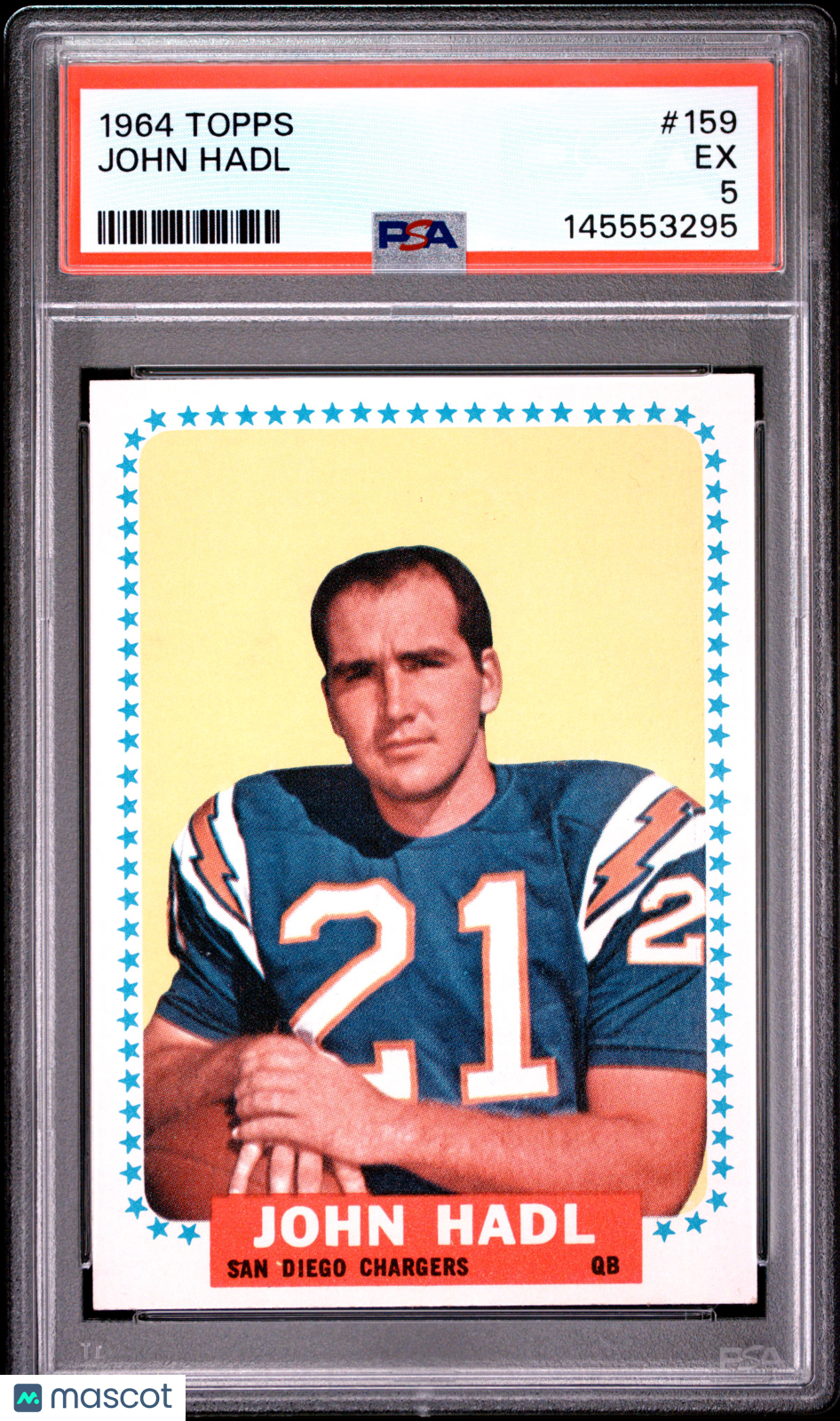 1964 Topps John Hadl #159 PSA 5