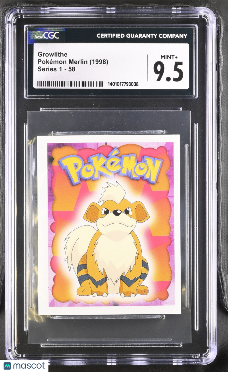 1998 Pokemon Merlin Growlithe