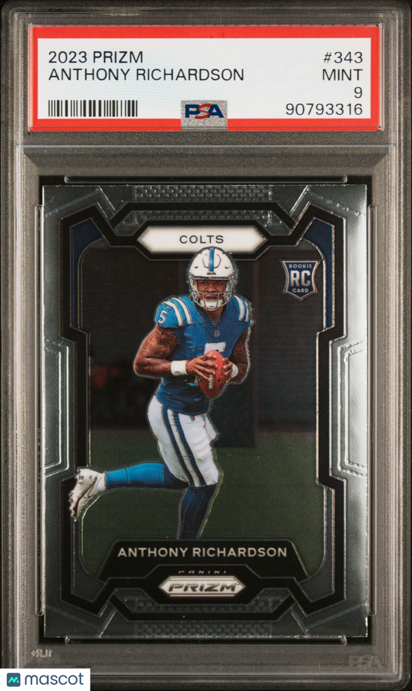 2023 Panini Prizm Anthony Richardson #343 PSA 9 Football